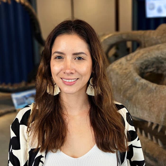 Daniela Correa sonriendo